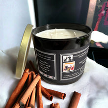 Load image into Gallery viewer, Chip&#39;s Cinnabark Churros - Large Jar 17 Ounce 3 Wick Soy Candle - Cinnamon Stick Scent
