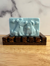 Load image into Gallery viewer, Pawgave Nectar - 4.25 oz Human Bar Soap - Sulfate Free - Pair of Dogs - Agave Nectar Scent
